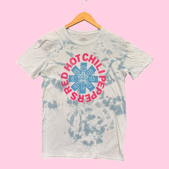 Red Hot Chili Peppers Logo Rock Band Tie-Dye Tee M - Picture 1 of 4